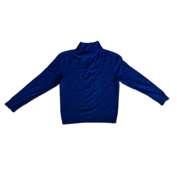 THE MEN'S STORE Bloomingdale’s Blue 100% Cashmere 1/4 Zip Sweater   Mens Size M - Picture 3 of 6